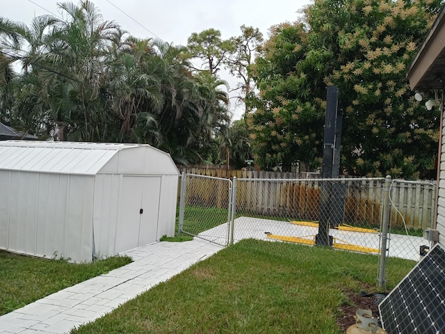 5266 Greenwood Dr, Delray Beach, FL 33484 - view of yard with a shed and an outdoor structure