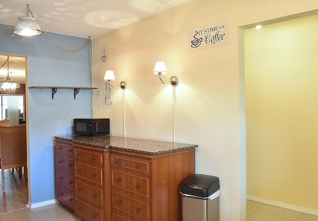 bathroom featuring tile patterned flooring