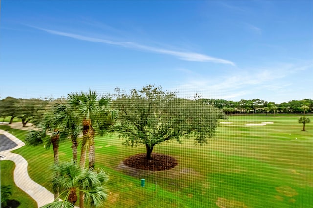 view of home's community featuring a lawn