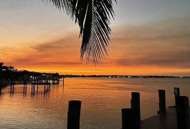 972 Marlin Dr, Jupiter, FL 33458 - property view of water with a boat dock