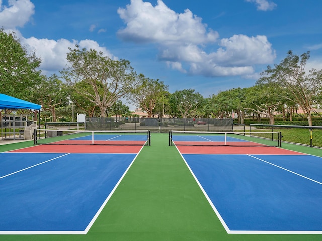 view of tennis court