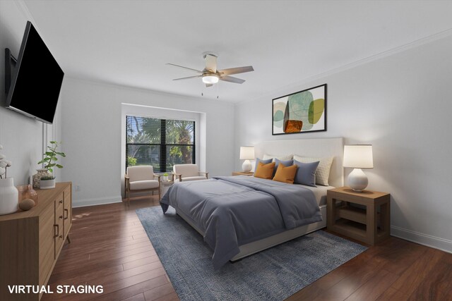 details with a water view and hardwood / wood-style flooring