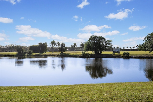 view of water feature