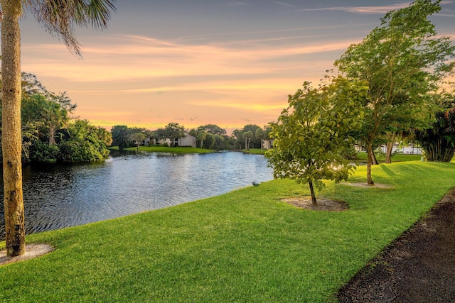 property view of water