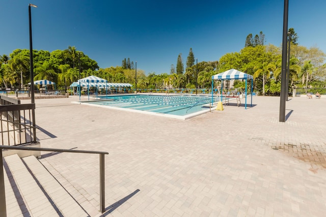 view of pool
