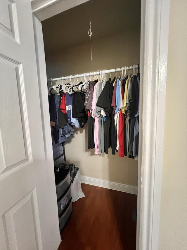 view of closet