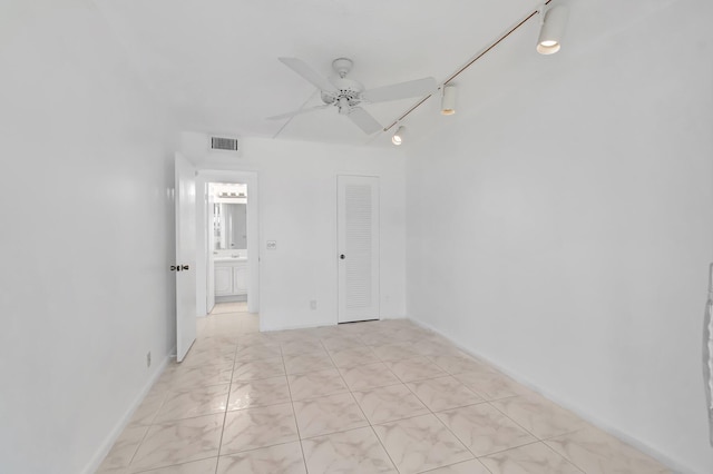 351 Preston I, Boca Raton, FL 33434 - spare room with a ceiling fan
