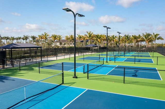 view of tennis court