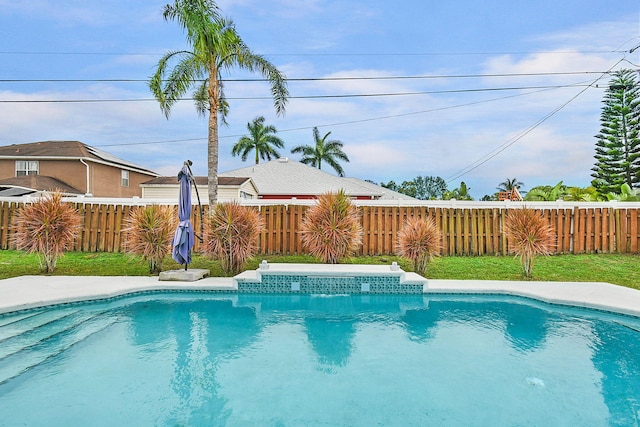 view of pool