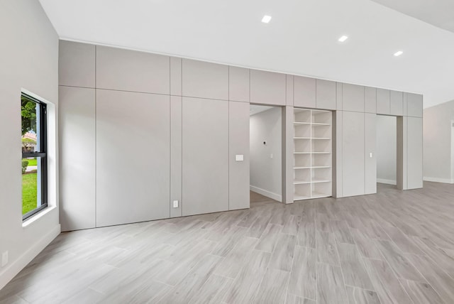 interior space featuring light hardwood / wood-style floors