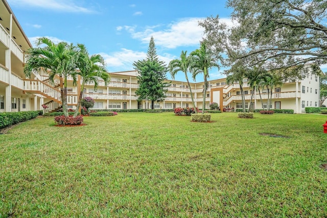 surrounding community featuring a lawn