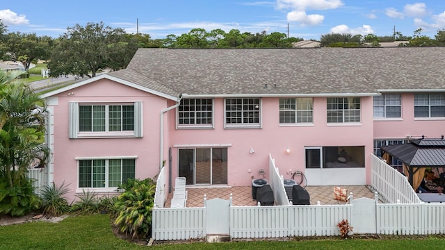 view of rear view of property