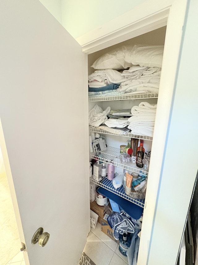 view of closet