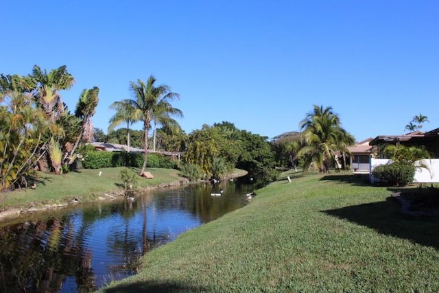 view of water feature