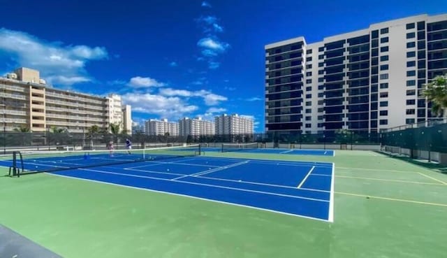 view of tennis court