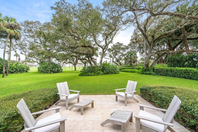 view of patio