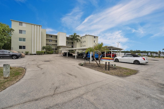 view of vehicle parking