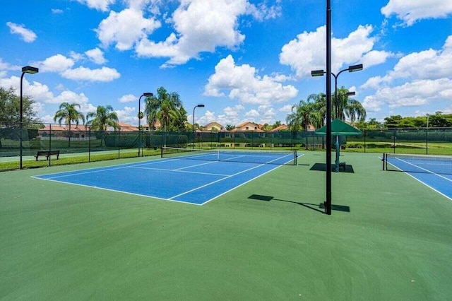 view of sport court