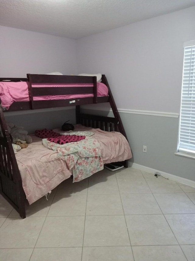 view of tiled bedroom