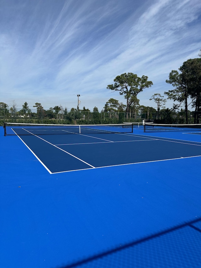 view of sport court