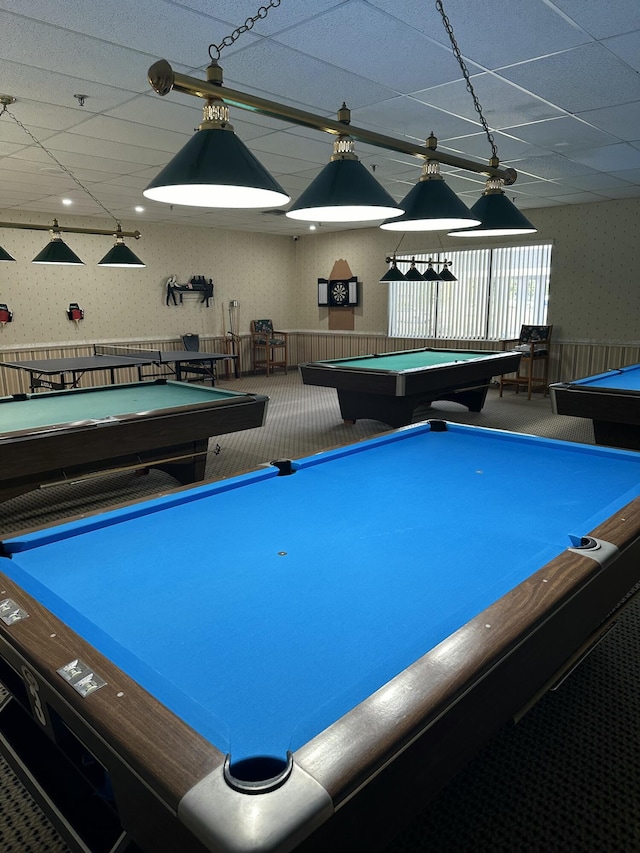 view of pool featuring pool table