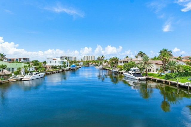 property view of water