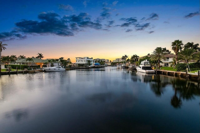 property view of water