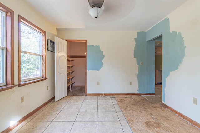 view of tiled empty room