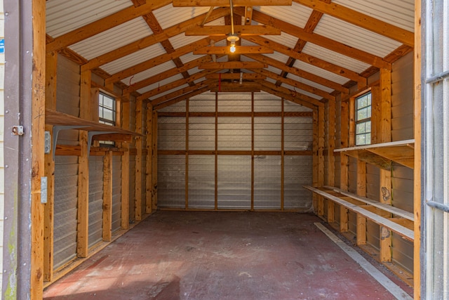 view of storage room