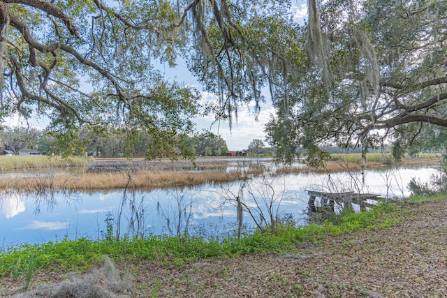 view of water feature