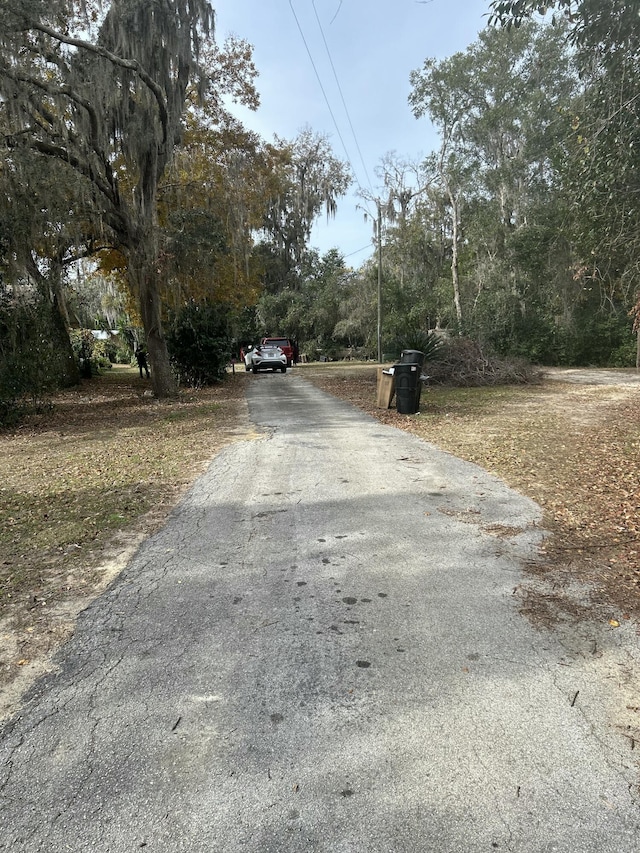 view of road