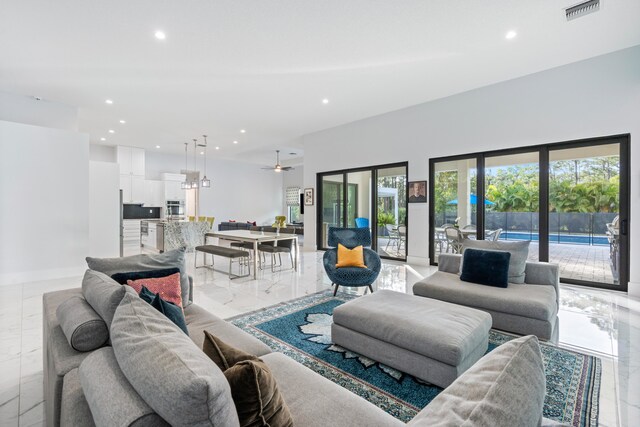 view of living room