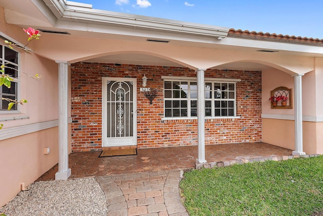 view of entrance to property