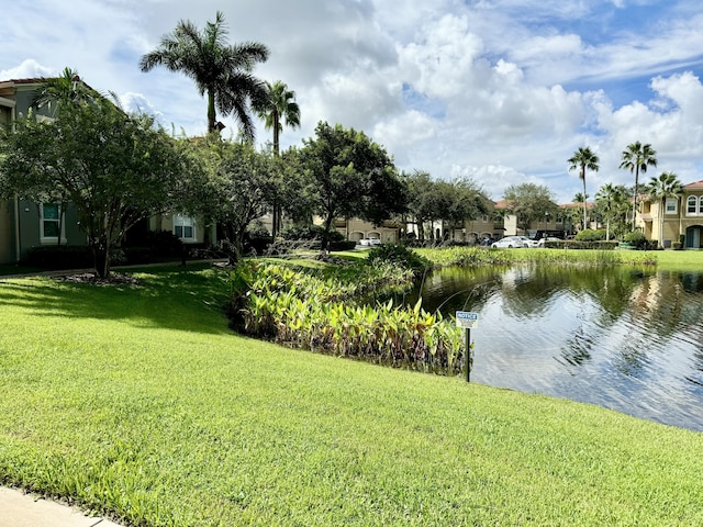 view of water feature