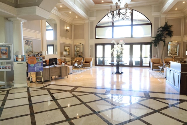 view of building lobby