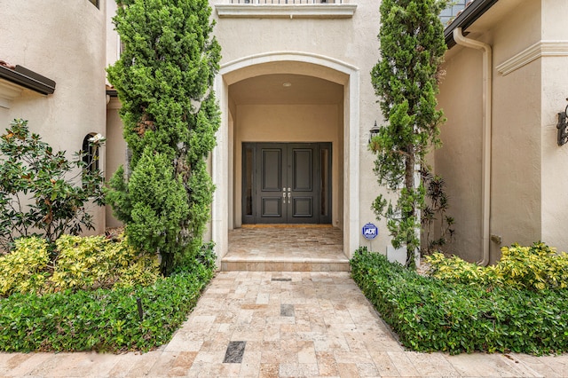 view of entrance to property