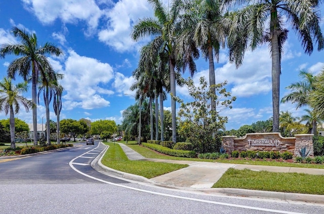 view of road