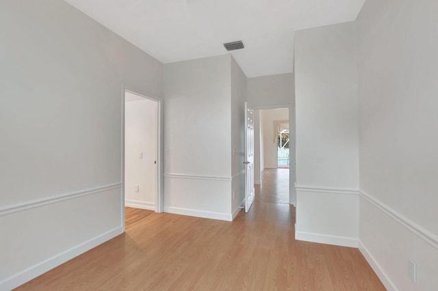 hallway featuring light hardwood / wood-style flooring