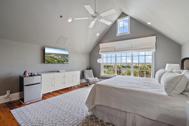 back of property with ceiling fan, a balcony, a swimming pool with hot tub, a patio, and outdoor lounge area