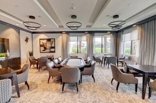 view of dining area