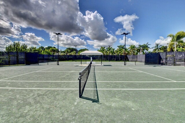 view of sport court