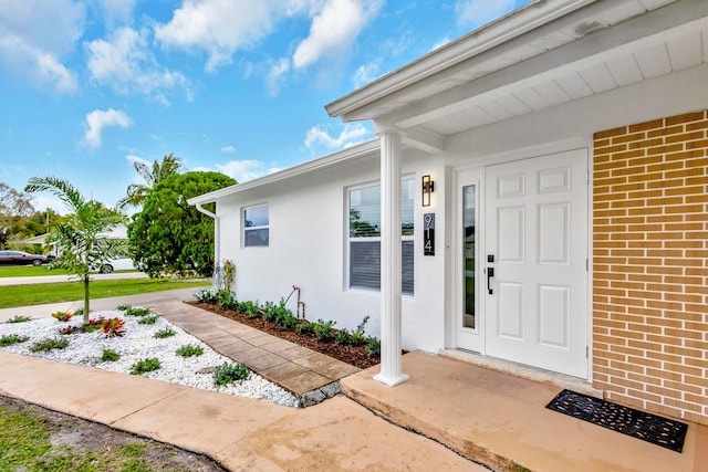 view of property entrance