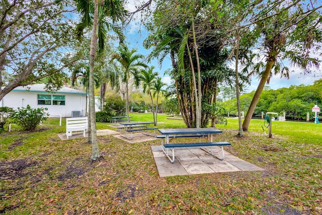 view of yard featuring a patio area