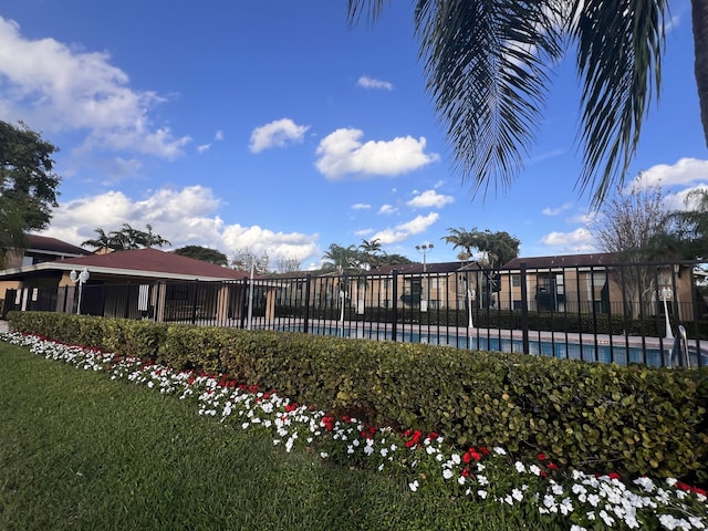 exterior space featuring a community pool