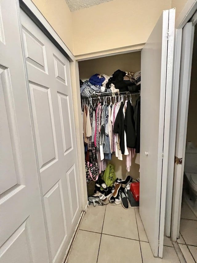 view of closet