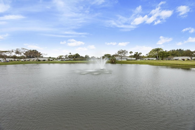 view of water feature