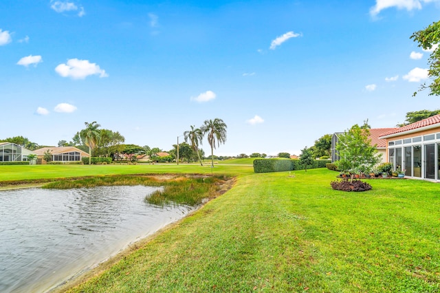 property view of water