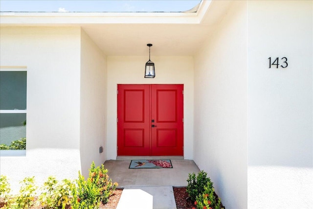 view of entrance to property