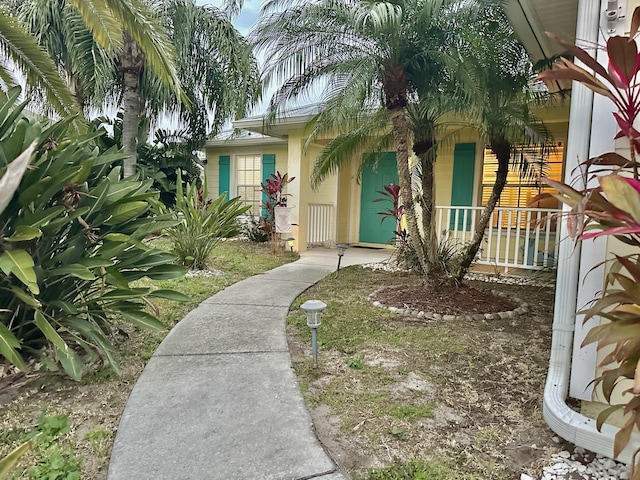 exterior space featuring a porch