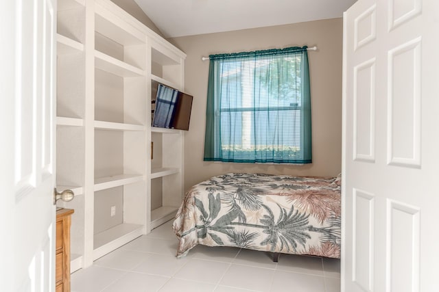1401 SE Glencoe Ct, Port Saint Lucie, FL 34952 - bedroom with tile patterned flooring and lofted ceiling